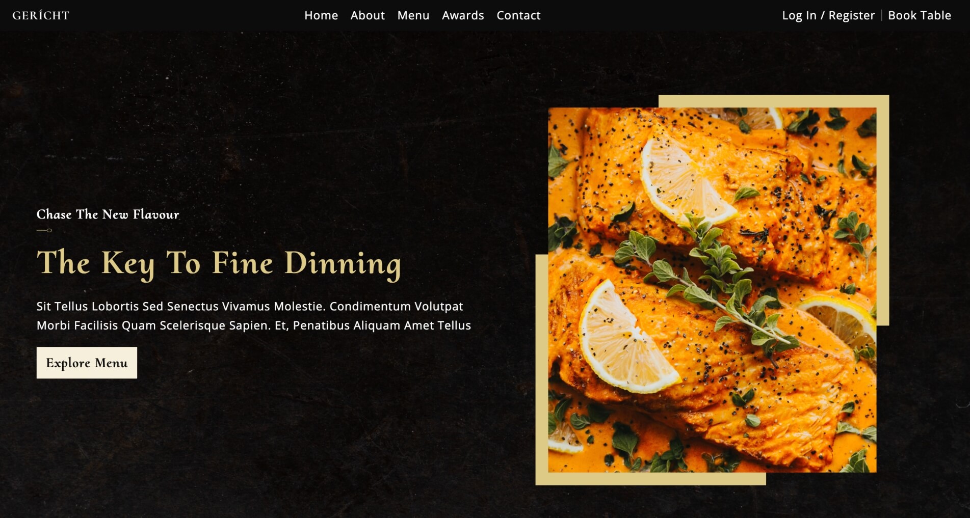 Restaurant modern UI/UX thumb